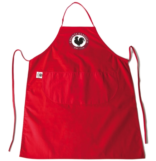 Apron Brand Name Red