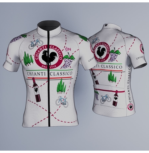 Chianti Classico- Bicycles white jersey