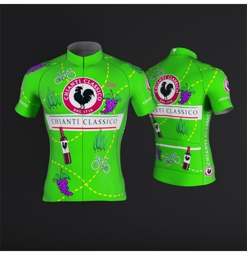 Maglia Chianti Classico- Biciclette verde 