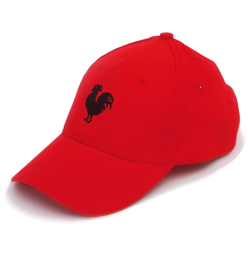Cappellino Rosso Gallo Nero